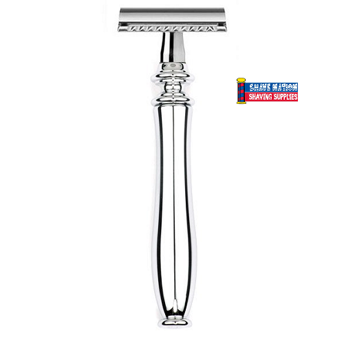 Edwin Jagger Chatsworth Safety Razor Smooth Chrome CSR Shave Nation