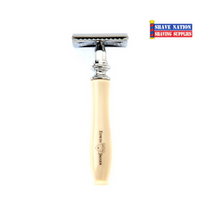 Edwin Jagger Closed Comb Chatsworth Razor Ivory/Chrome IVCSR