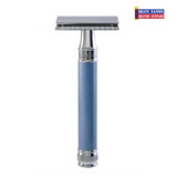 Edwin Jagger Closed Comb DELBE14BL Blue Safety Razor