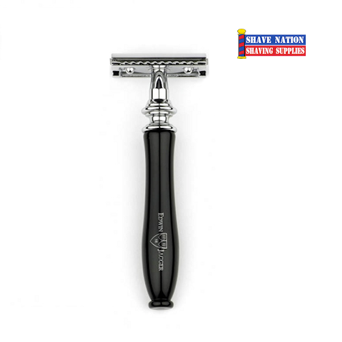 Edwin Jagger Closed Comb Chatsworth Razor Ebony/Chrome IECSR