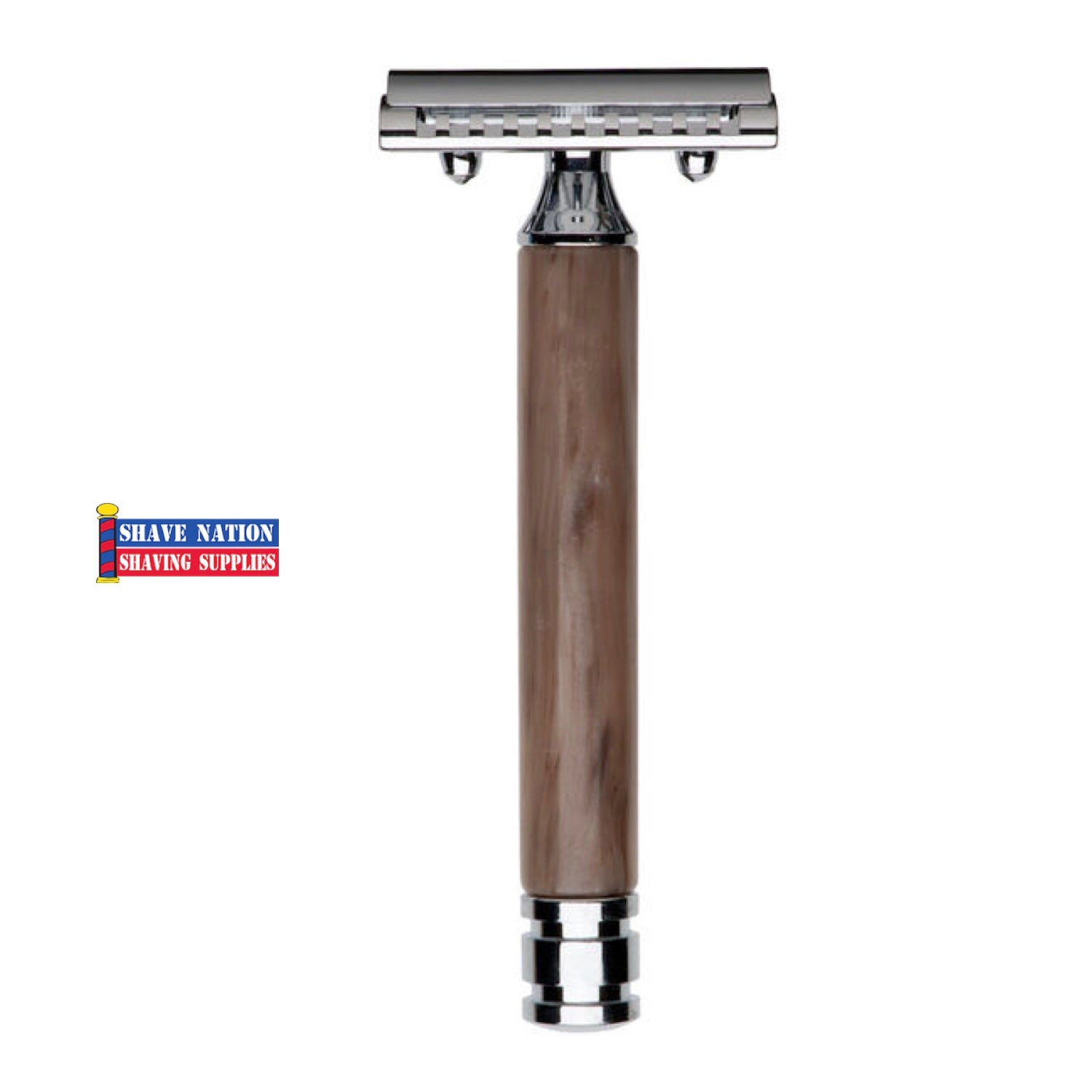 Fatip Nobile Closed Comb Safety Razor Horn Handle