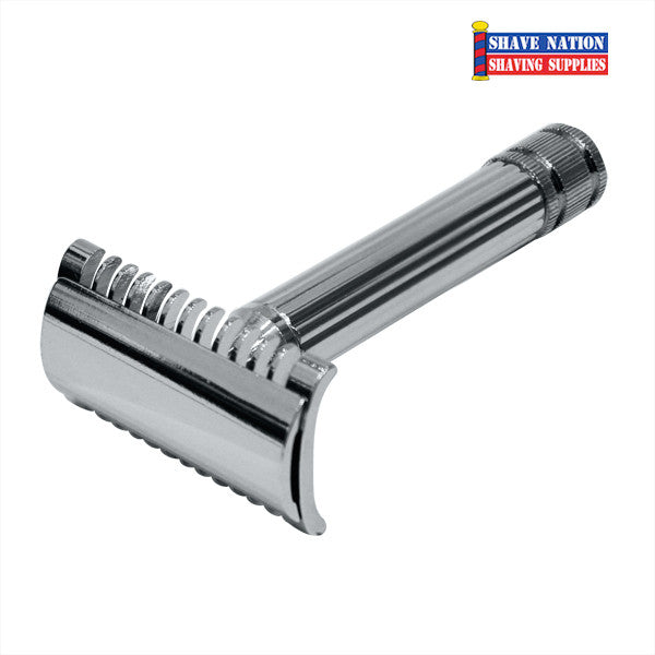 Fatip Grande Razor Chrome Open Comb