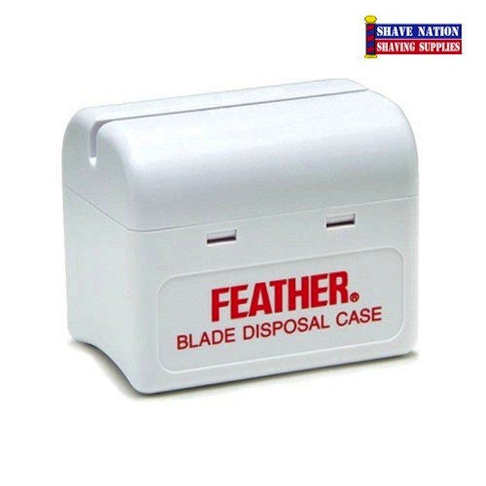 Feather Reusable Plastic Blade Disposal Case-Blade Bank