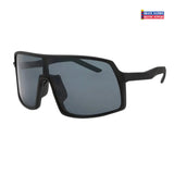 Sport Wrap Polarized Shield Sunglasses