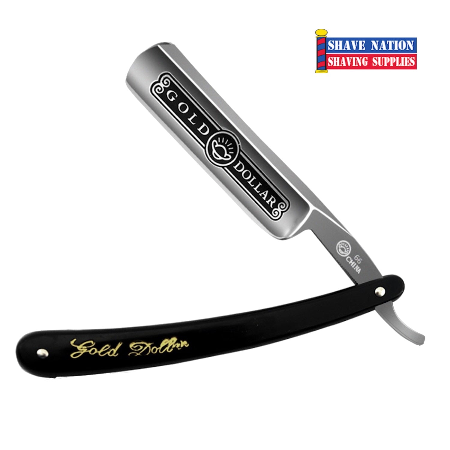 Gold Dollar 66 Straight Razor 6/8 Blade