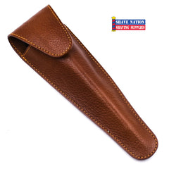 Parker Cartridge Razor Case Saddle Brown