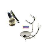 Low Profile Straight Razor & Brush Stand