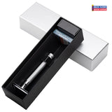 Merkur 23C Safety Razor Set with Stand and Blades