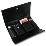 Merkur 46C Satin Safety Razor Travel Set with Blades