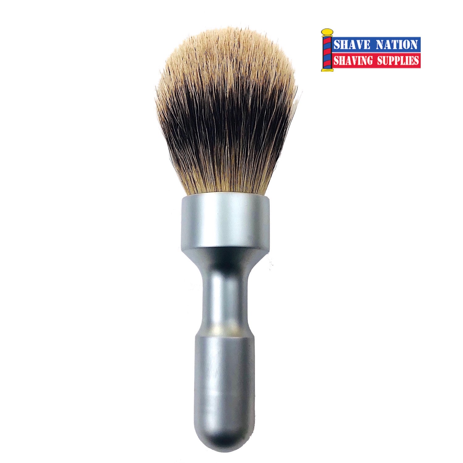 Merkur Futur Pure Badger Brush Satin Handle