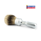 Merkur Futur Pure Badger Brush Satin Handle