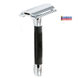 Merkur 30B Black & Chrome Flat Bar Safety Razor