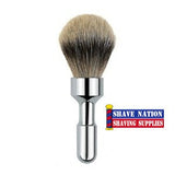 Merkur Futur Silvertip Brush Polished Chrome