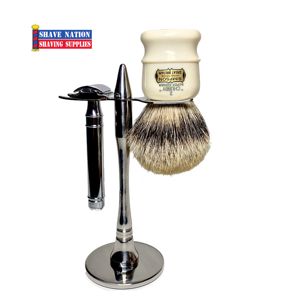 Razor & Brush Stand for Large Brushes