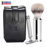 MUHLE R89 Razor and Shaving Brush Travel Set