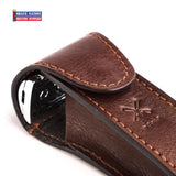MUHLE Leather Safety Razor Travel Pouch