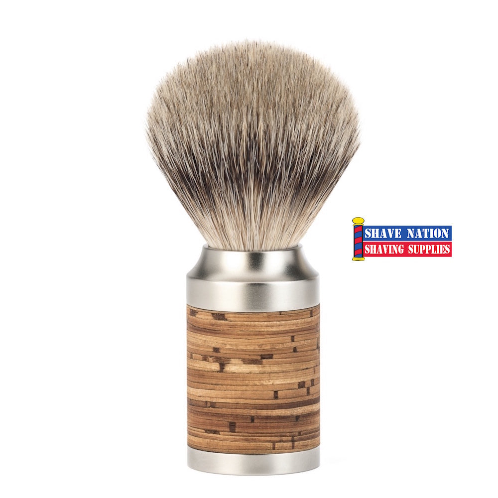 Muhle Rocca Birch Bark Silvertip Badger Shaving Brush