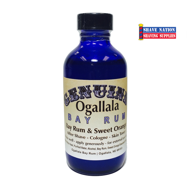 Ogallala Bay Rum & Sweet Orange Aftershave 4oz Shave Nation Shaving
