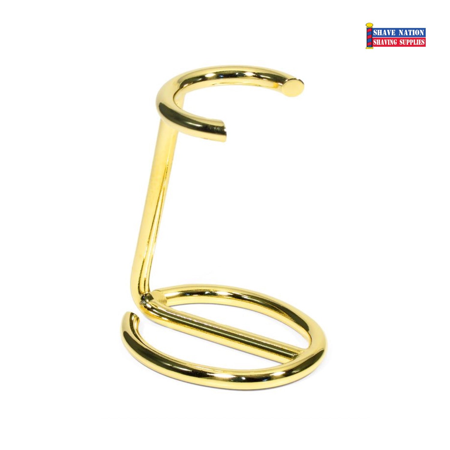 Omega Shaving Brush Stand-Gold