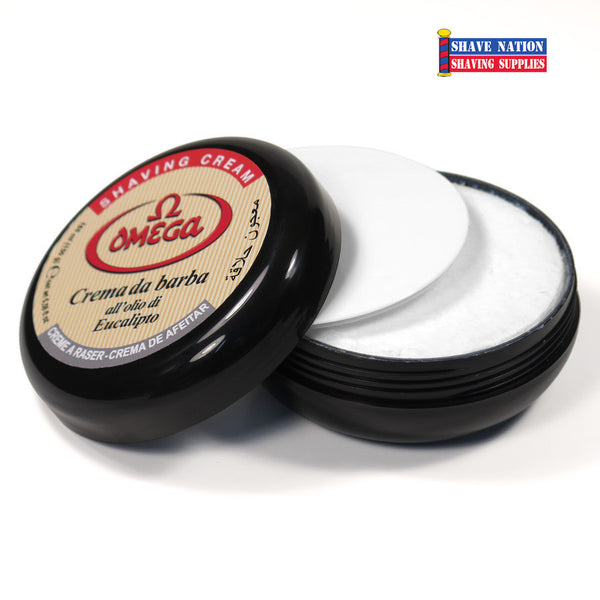 Omega Shaving Cream in Jar Imported from Italy Shave Nation Shaving