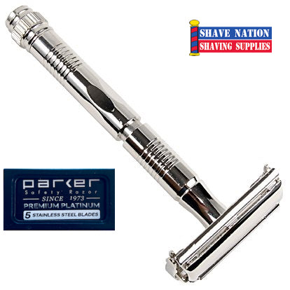 Parker 90R Butterfly Double Edge DE Safety Razor | Shave Nation