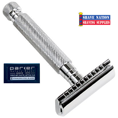 Parker Closed Comb Safety Razor 3-Piece 97R