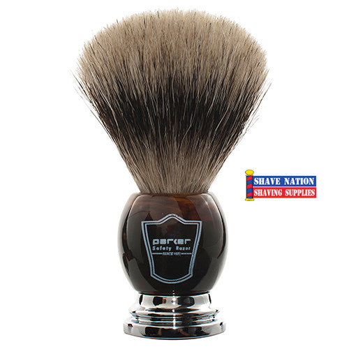 Parker Pure Badger Brush Imitation Horn Handle