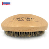 Parker Boar Bristle Beard and Hair Brush with Beechwood Handle