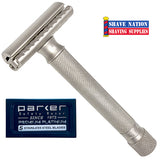 Parker Variant Adjustable Closed Comb Safety Razor
