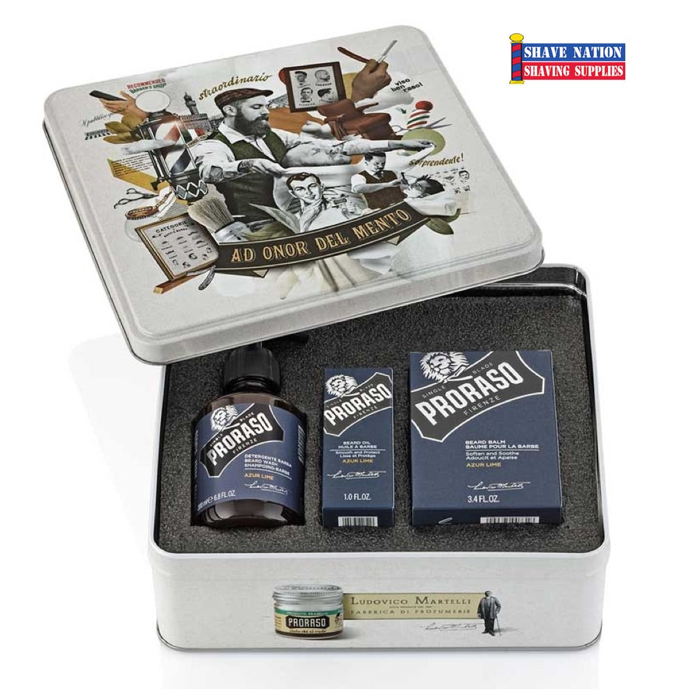 Proraso Beard Gift Tin - Azur Lime