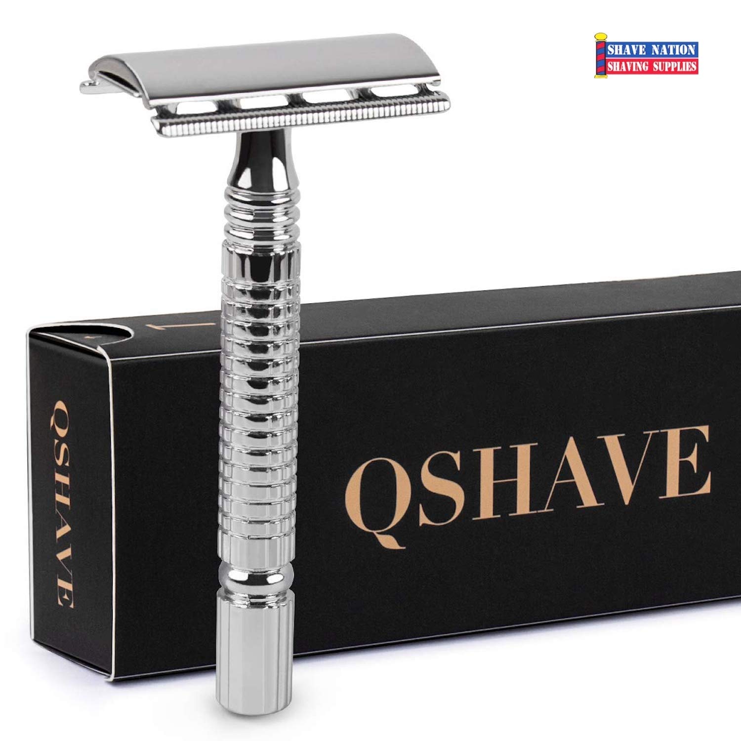 QSHAVE Double Edge Closed Comb Safety Razor