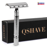 QSHAVE Double Edge Closed Comb Safety Razor