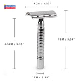 QSHAVE Double Edge Closed Comb Safety Razor