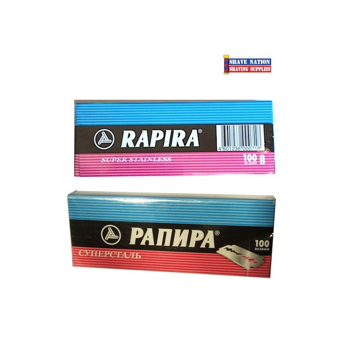 Rapira Stainless DE Blades 100ct