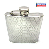 Stainless Flask Honey Comb 6oz