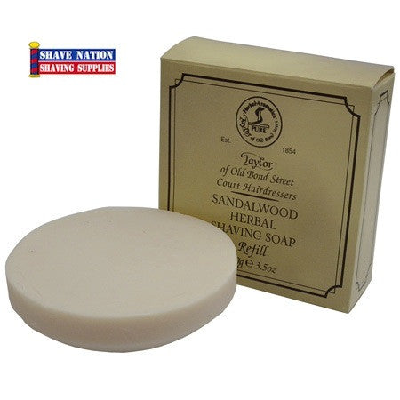 Nation Shaving Soap Sandalwood Bond Taylor Refill Shaving | Shave Street Old Supplies®