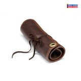 Thiers Issard 7-Day Leather Straight Razor Roll Storage Case