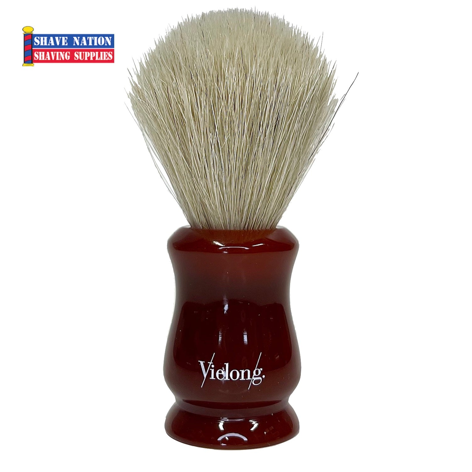 Vielong Horse Hair Shaving Brush Tulip Resin Handle