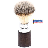 Parker Walnut & Chrome Handle Synthetic Bristle Brush