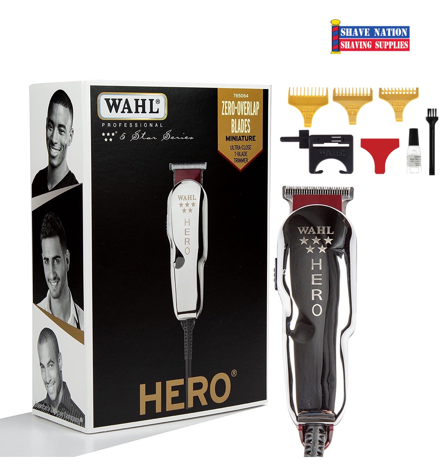 Wahl Professional 5-Star Hero Corded T Blade Trimmer