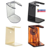 Sturdy Acrylic Shaving Brush Stand-Various Colors
