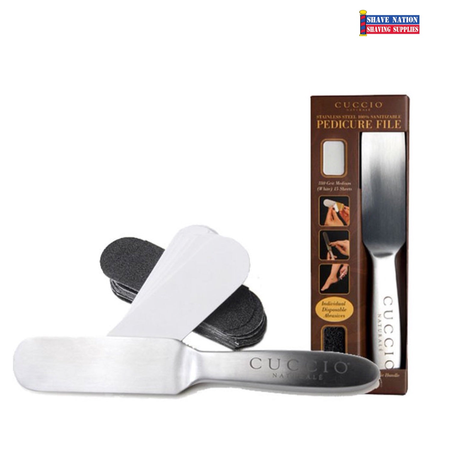 Cuccio Stainless Steel Pedicure File