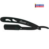 Diane Stainless Steel Shavette Razor Black