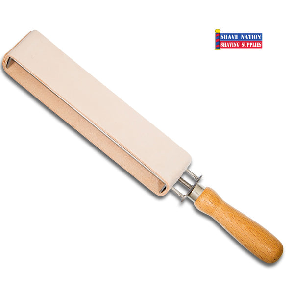 Dovo Manual Handheld Tension Screw Leather Paddle Razor Strop Shave