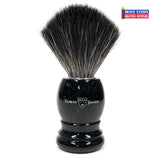 Edwin Jagger Ebony Handle Black Synthetic Fibre Brush