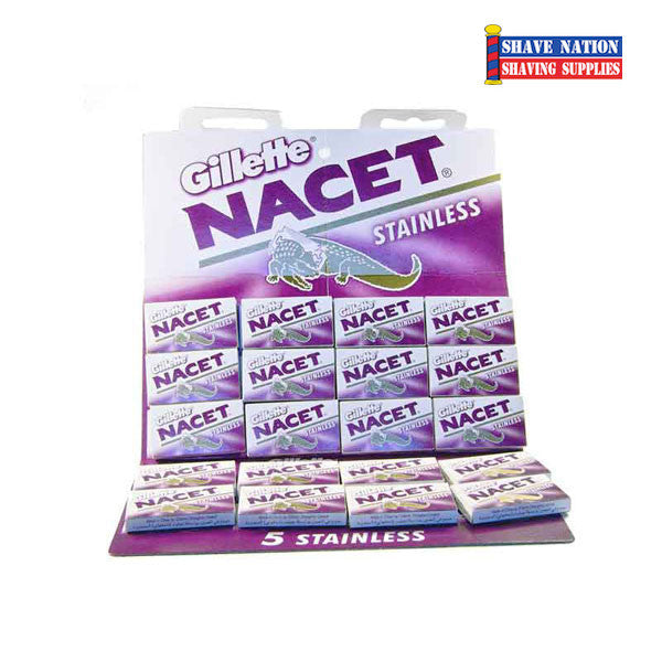 Gillette Nacet DE Blades 100ct