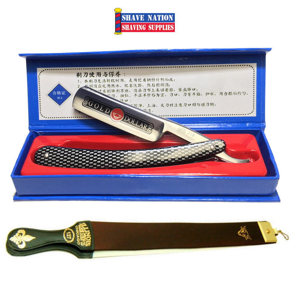 "Budget" Straight Razor Shaving Set