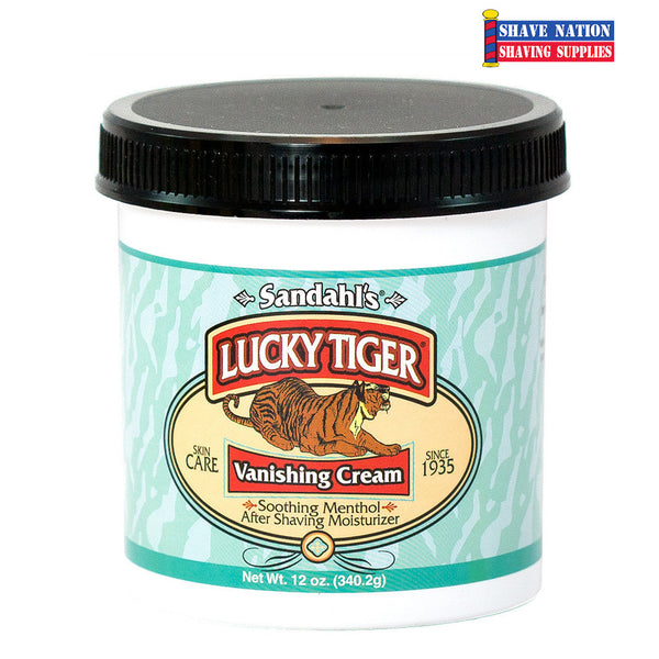 Lucky Tiger Vanishing Cream-Cool Mentholated Comfort! | Shave