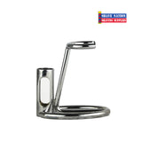 Omega Razor & Brush Stand-Chrome