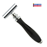 Parker Closed Comb Safety Razor Black Resin 3 Piece 111B